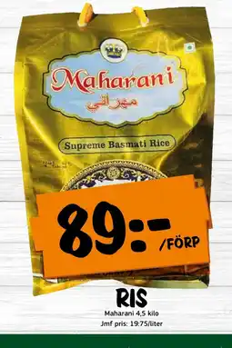 Bazaar Food market Maharani Ris erbjuda