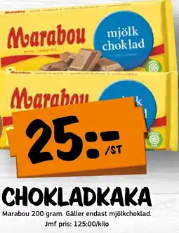 Bazaar Food market Marabou Chokladkaka erbjuda