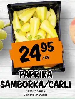 Bazaar Food market Paprika samborka/carli erbjuda