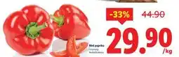 Lidl Röd paprika, SEK 29.9 erbjuda