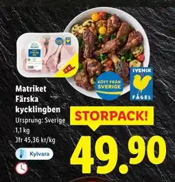 Lidl Matriket Färska kycklingben, SEK 49.9 erbjuda