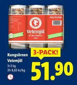 Lidl Kungsörnen Vetemjöl, SEK 51.9 erbjuda