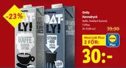 Lidl Oatly Havredryck, Pris i appen erbjuda
