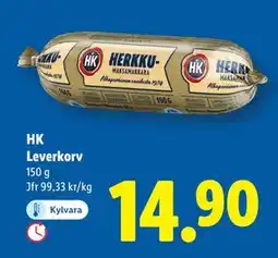 Lidl HK Leverkorv, SEK 14.9 erbjuda