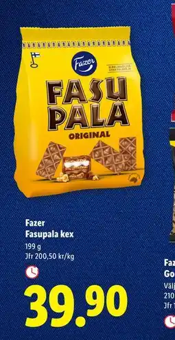 Lidl Fazer Fasupala kex, SEK 39.9 erbjuda