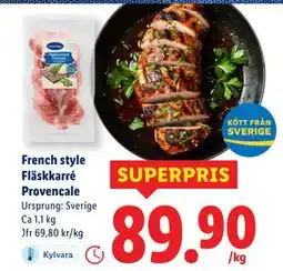 Lidl French style Fläskkarré Provencale, SEK 89.9 erbjuda