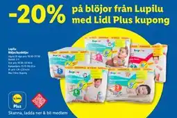 Lidl Lupilu Blöjor/byxblöjor, Pris i appen erbjuda