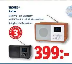 Lidl TRONIC Radio, SEK 399 erbjuda