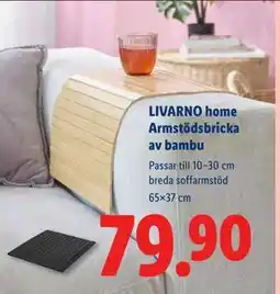Lidl LIVARNO home Armstödsbricka av bambu, SEK 79.9 erbjuda