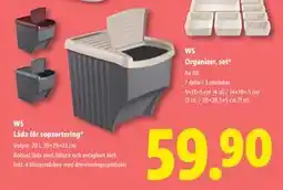 Lidl W5. Låda för sopsortering*, SEK 59.9 erbjuda