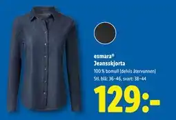 Lidl esmara Jeansskjorta, SEK 129 erbjuda