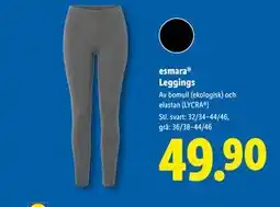 Lidl esmara Leggings, SEK 49.9 erbjuda