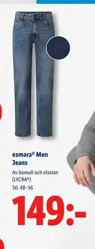 Lidl esmara Men Jeans, SEK 149 erbjuda