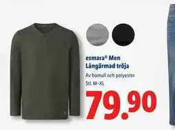 Lidl esmara Men Långärmad tröja, SEK 79.9 erbjuda