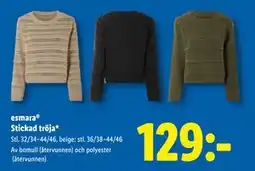 Lidl esmara Stickad tröja, SEK 129 erbjuda