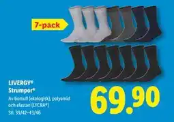 Lidl LIVERGY Strumpor, SEK 69.9 erbjuda