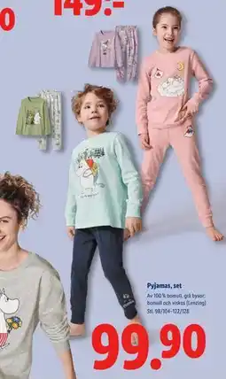 Lidl Pyjamas, set, SEK 99.9 erbjuda