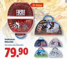 Lidl Undercover Målarlåda, SEK 79.9 erbjuda