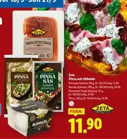 Lidl Zeta Pinsa och tillbehör erbjuda