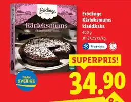 Lidl Frödinge Kärleksmums kladdkaka, SEK 34.9 erbjuda