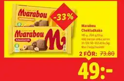 Lidl Marabou Chokladkaka, SEK 49 erbjuda