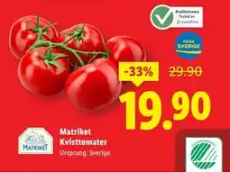 Lidl Matriket Kvisttomater, SEK 19.9 erbjuda