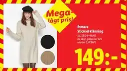 Lidl Esmara Stickad klänning, SEK 149 erbjuda