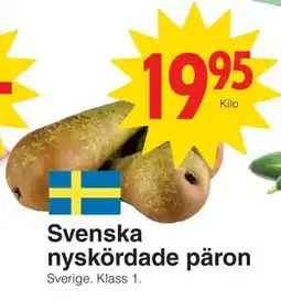 Matöppet Svenska nyskördade päron, SEK 19.95 erbjuda