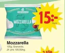 Matöppet Mozzarella, SEK 15 erbjuda