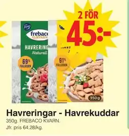 Matöppet Havreringar - Havrekuddar, SEK 45 erbjuda