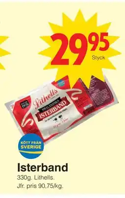 Matöppet Isterband, SEK 29.95 erbjuda