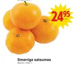 Matöppet Smarriga satsumas, SEK 24.95 erbjuda