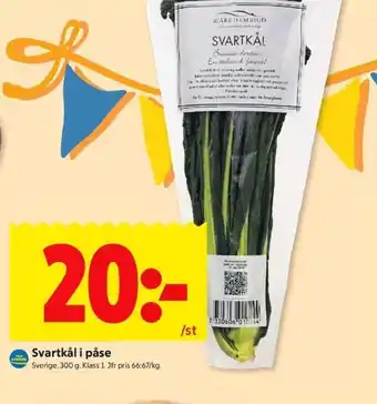 ICA Kvantum Svartkål i påse erbjuda