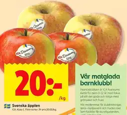 ICA Kvantum Svenska äpplen erbjuda
