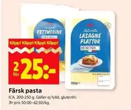 ICA Kvantum Färsk pasta erbjuda
