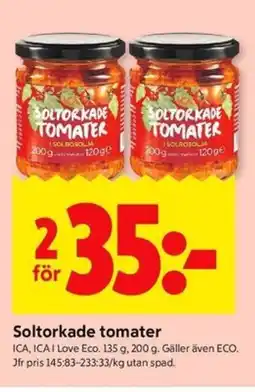 ICA Kvantum ICA Soltorkade tomater erbjuda
