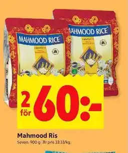 ICA Kvantum Mahmood ris erbjuda