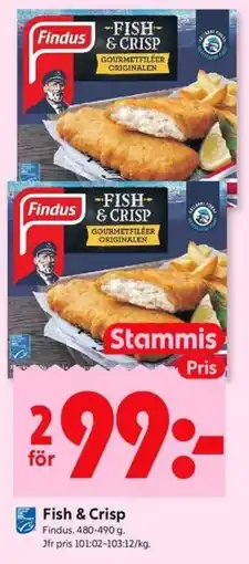 ICA Kvantum FINDUS Fish & crisp erbjuda