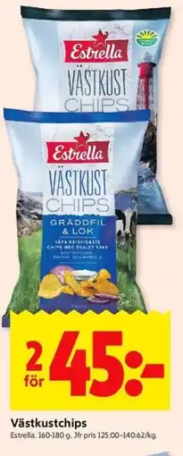 ICA Kvantum ESTRELLA Västkustchips erbjuda
