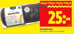 ICA Kvantum ICA Sirapslimpa erbjuda