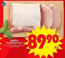 ICA Maxi Benfri fläskkotlett erbjuda