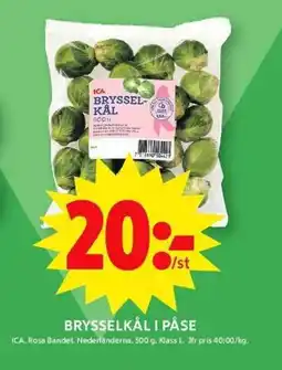 ICA Maxi ICA Brysselkål i påse erbjuda