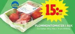 ICA Maxi ICA Plommontomater i ask erbjuda