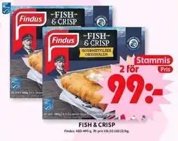 ICA Maxi FINDUS Fish & crisp erbjuda