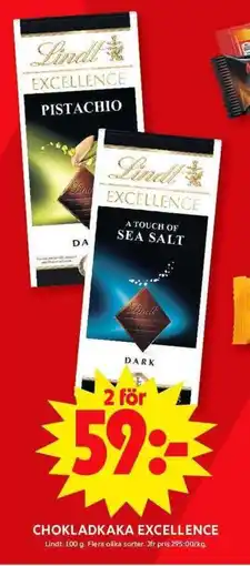 ICA Maxi LINDT Chokladkaka excellence erbjuda