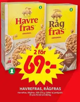 ICA Maxi Havrefras, rågfras erbjuda