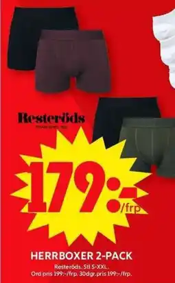 ICA Maxi Herrboxer 2-pack erbjuda