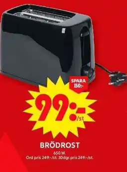 ICA Maxi Brödrost erbjuda