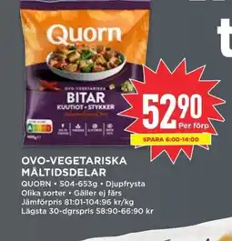 Willys QUORN Ovo-vegetariska måltidsdelar erbjuda