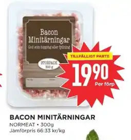 Willys NORMEAT Bacon minitärningar erbjuda